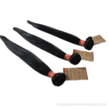 Virgin Brazilian Human Hair Extension, Grade AAAAA, Straight Style, Natural Color